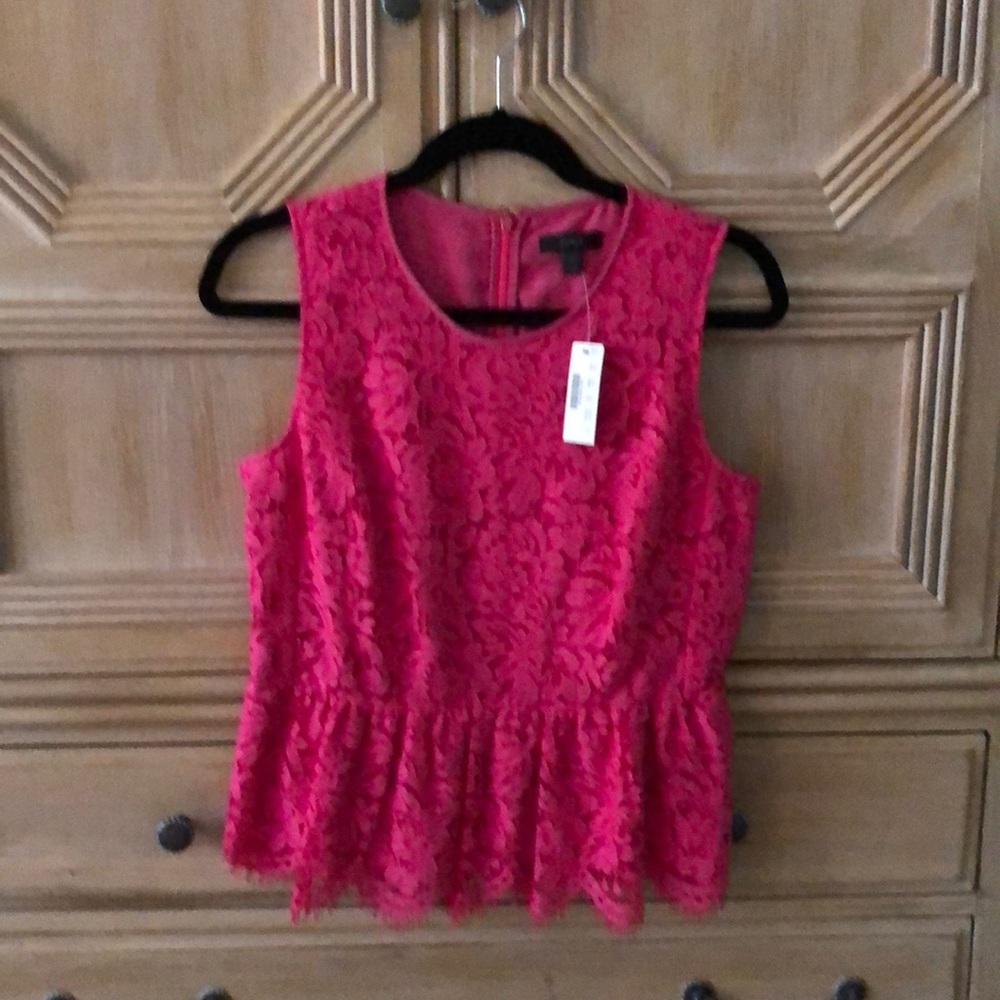 J crew lace top